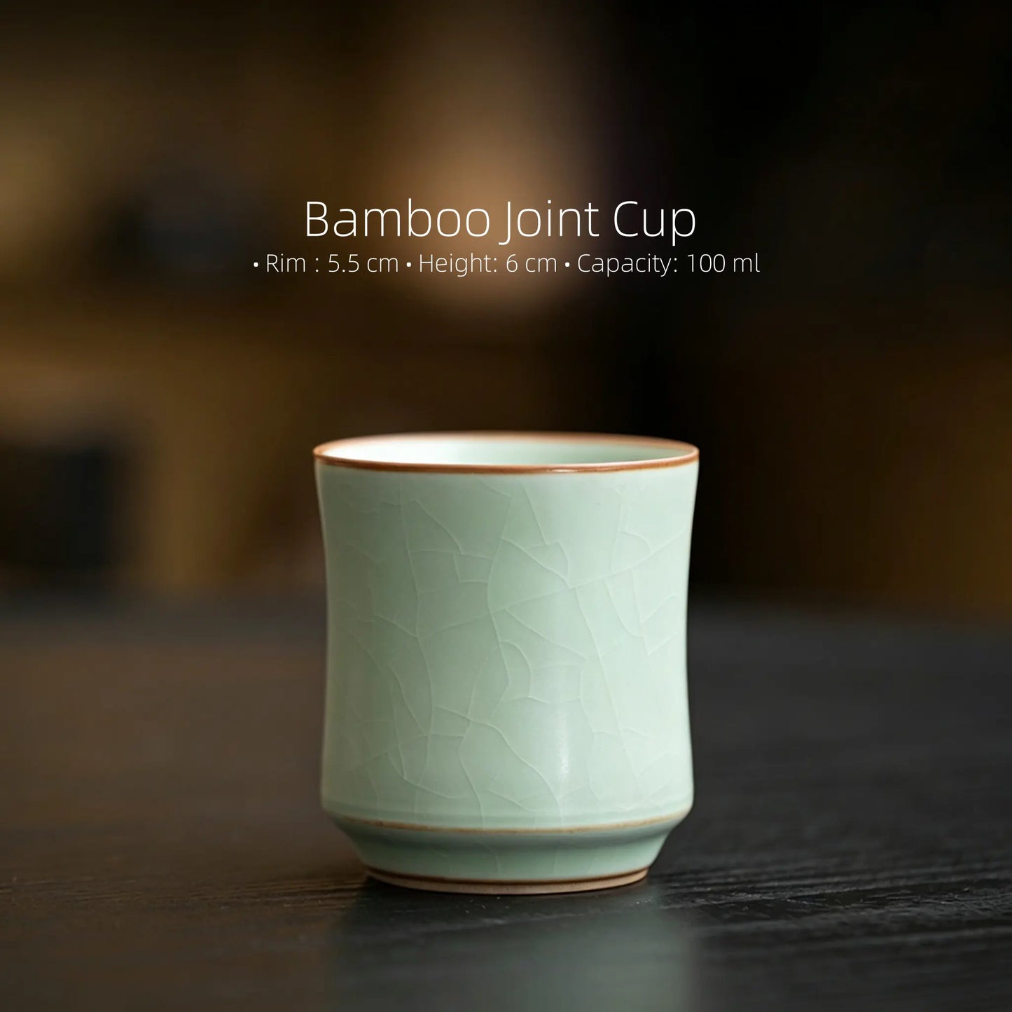 Ru Kiln Ice Crackle Glaze Gongfu Tea Cup Set SONG KILN