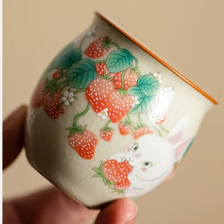 Ice Crackle Tea Cup SONG KILN