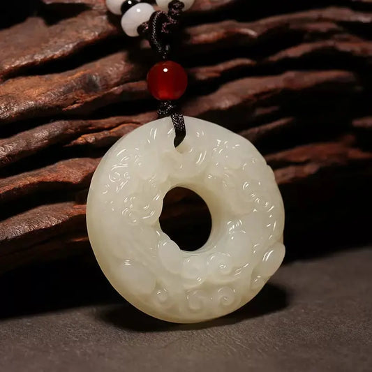 Hetian Jade Pixiu Lucky Protection Pendant SONG KILN