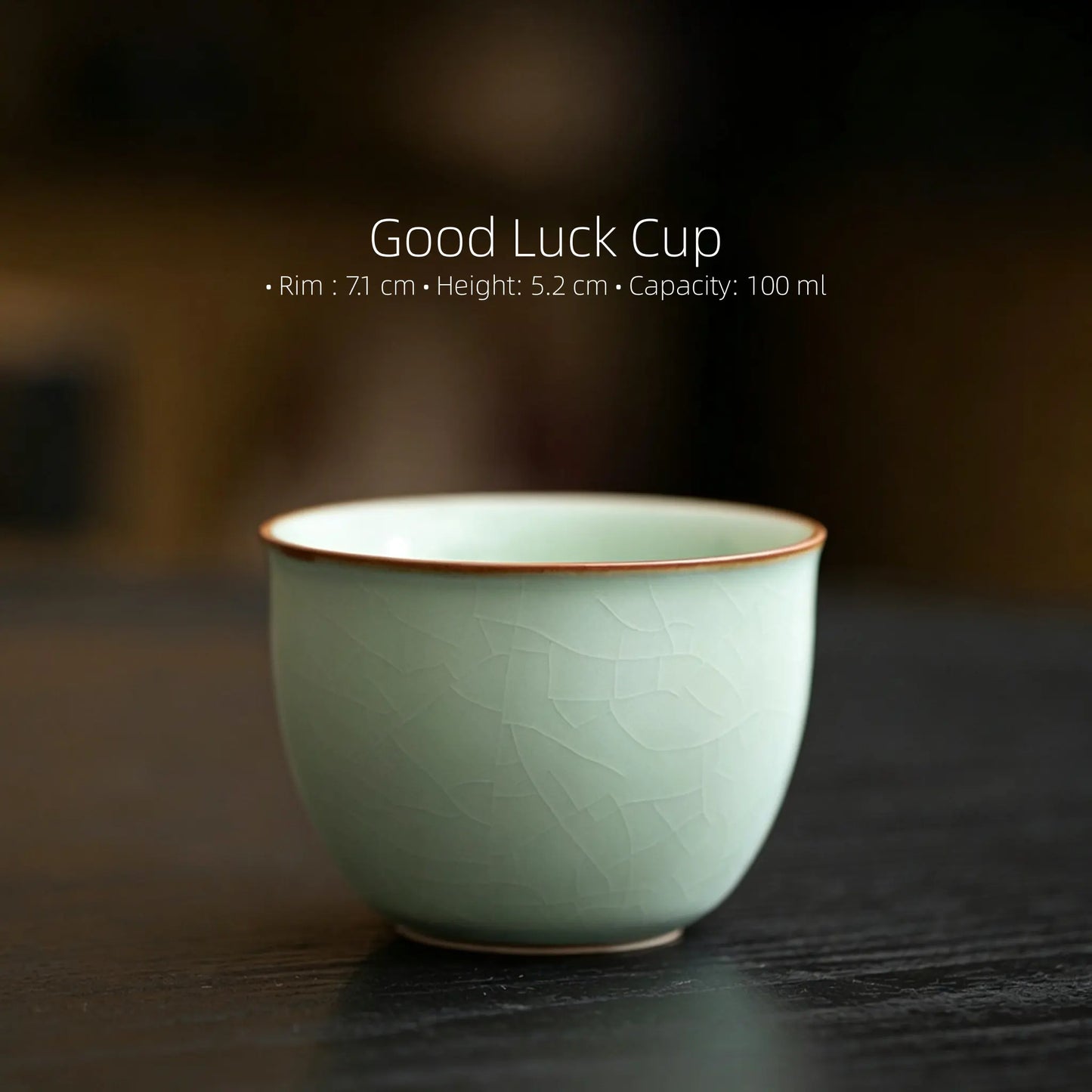 Ru Kiln Ice Crackle Glaze Gongfu Tea Cup Set SONG KILN