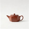 Semi-artisanal Yixing raw Zhuni clay octagonal zisha teapot from SONGKILN, breathable natural mineral clay minimalist literati gongfu tea ware for tea collectors